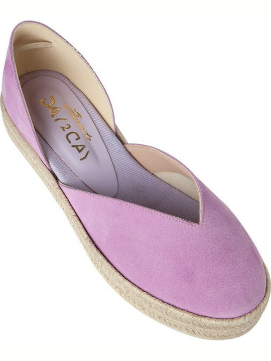 Sante Women's Suede Espadrilles Purple 21-114-56