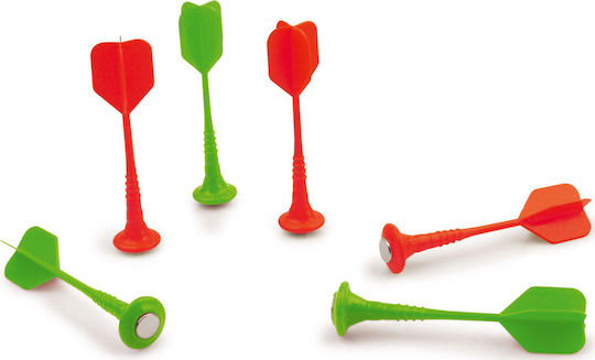 Scratch Europe Set with Target & Darts Children's Magnetic Target 2 Sides with 6 Darts - Dinosaurs