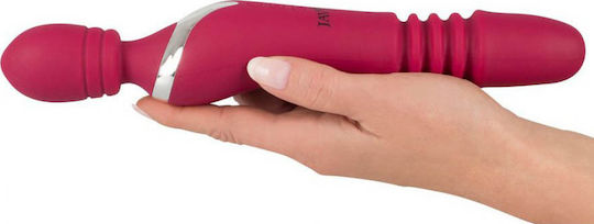 Javida Warming Thrusting Vibe Vibrator Massage 27cm Fuschia