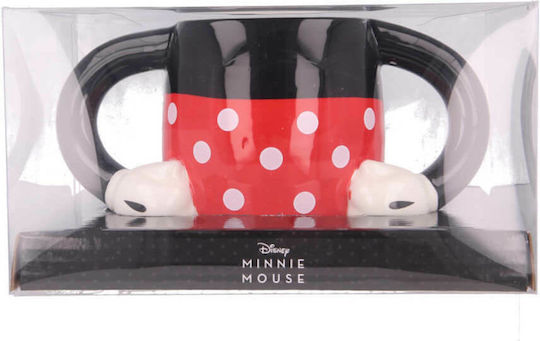 Stor Minnie Mouse Body 3D Mug Ceramic Black 340ml