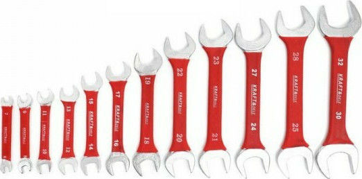 Kraft & Dele Set 12 German Wrenches with Socket Size 7-32mm KD-10924