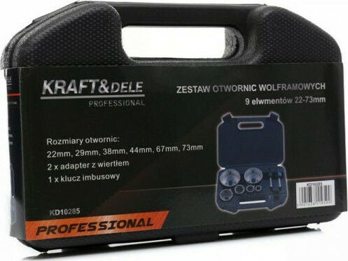 Kraft & Dele Diamond Hole Saw Set for Firebrick 800gr