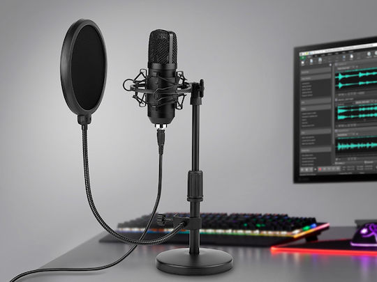 Tracer Premium Pro Σετ Πυκνωτικό Μικρόφωνο USB Επιτραπέζιο για Φωνητικά Set