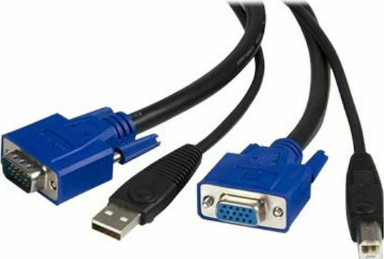StarTech KVM Cable SVUSB2N1_6 1.8m 2x USB / 2x VGA