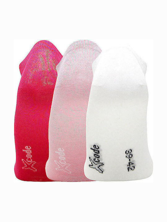 Xcode XX Sportsocken Fuchsia/Rose/Weiß 3 Paare