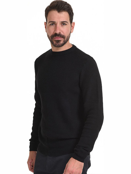 Splendid Herren Langarm-Pullover Schwarz