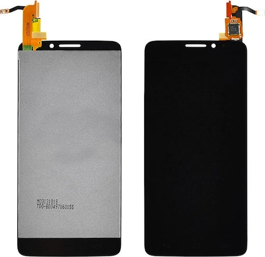 Alcatel Οθόνη με Μηχανισμό Αφής για (Μαύρο)