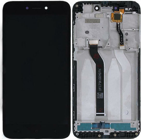 Xiaomi Οθόνη mit Touch-Mechanismus und Rahmen für Redmi 5A (Schwarz)