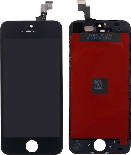 Οθόνη mit Touch-Mechanismus für iPhone SE (Schwarz)