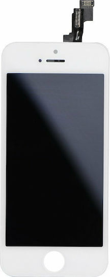 Екран със Сензорен Механизъм за iPhone 5s (Бял)