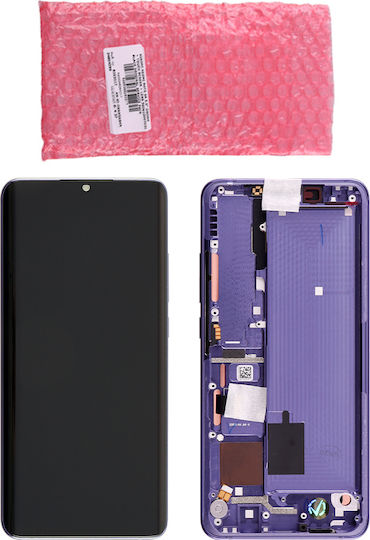 Xiaomi O ecran cu Mecanism Tactil și Cadru pentru Mi Note 10 Lite (Violet)