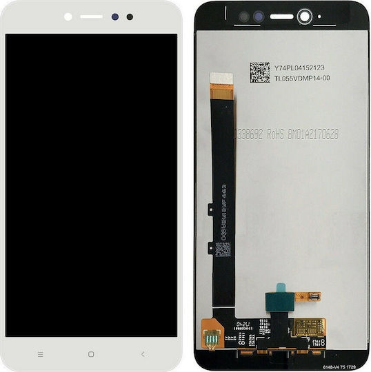 Xiaomi Screen with Touch Mechanism and Frame for Redmi 5A (White)