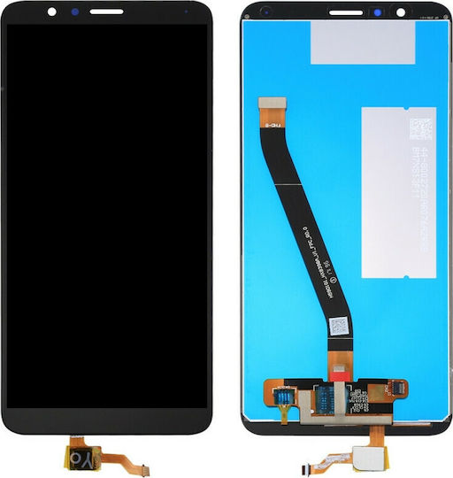 O ecran cu Mecanism Tactil și Cadru pentru Honor 7X (Negru)