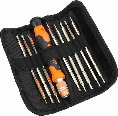 Jakemy Screwdriver with 9 Magnetic Interchangeable Tips