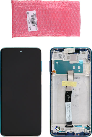Xiaomi Screen with Touch Mechanism and Frame for Redmi Note 9 Pro / Note 9s (Blue)