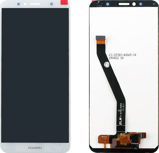 Huawei Οθόνη 02351WLK με Μηχανισμό Αφής για Huawei Y6 2018 (Λευκό)