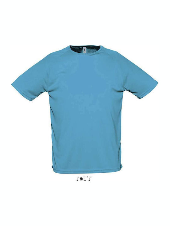 Sol's Sporty Ανδρικό Διαφημιστικό T-shirt Κοντομάνικο σε Χρώμα