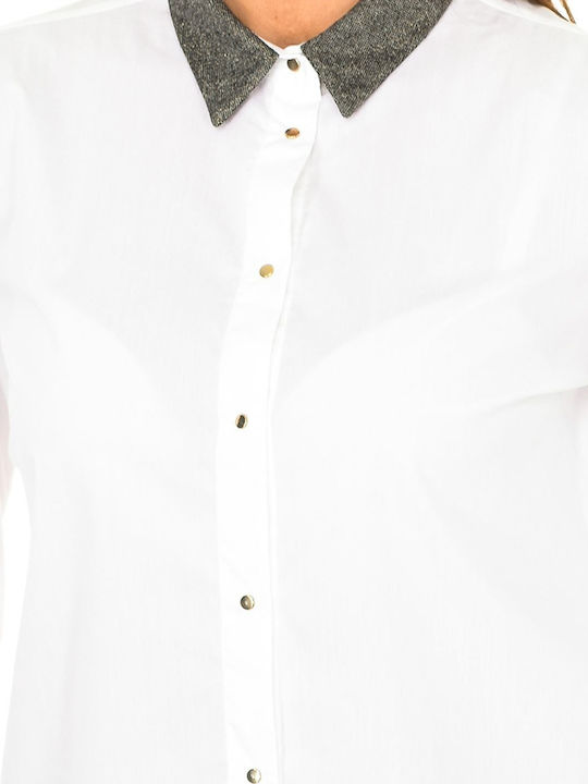 Women's Long Sleeve Shirt White