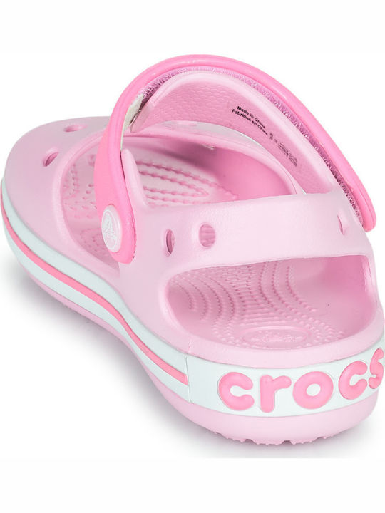 Crocband Children's Anatomical Beach Shoes Pink