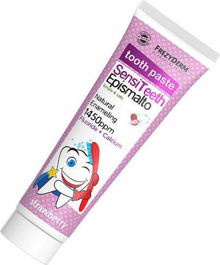 Frezyderm SensiTeeth Epismalto Children's Toothpaste for 6+ Years with Strawberry Flavor 50ml