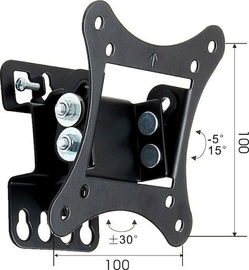 Osio OSM-15 Βάση Τηλεόρασης Τοίχου έως 24" και 15kg