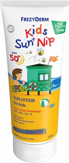 Frezyderm Sun+Nip Waterproof Kids Sunscreen Emulsion SPF50 175ml