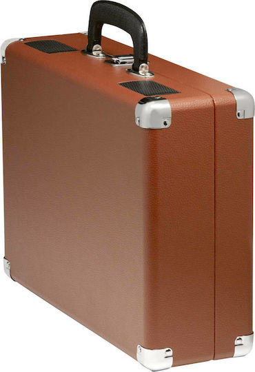 Denver VPL-120 MK2 TA-D-VPL-120 Βαλιτσάκι Πικάπ με Προενίσχυση και Ενσωματωμένα Ηχεία Καφέ