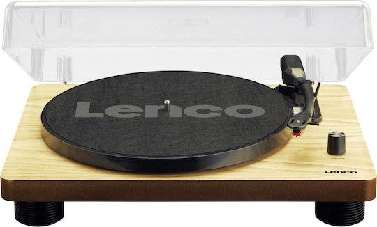 Lenco LS-50 LEN-LS50WD Πικάπ με Belt Drive, Προενίσχυση και Ενσωματωμένα Ηχεία Καφέ