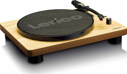 Lenco LS-50 LEN-LS50WD Πικάπ με Belt Drive, Προενίσχυση και Ενσωματωμένα Ηχεία Καφέ