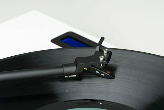 Pro-Ject Audio Juke box E + Ortofon Om 5e Pick-Up cu Preamp Alb