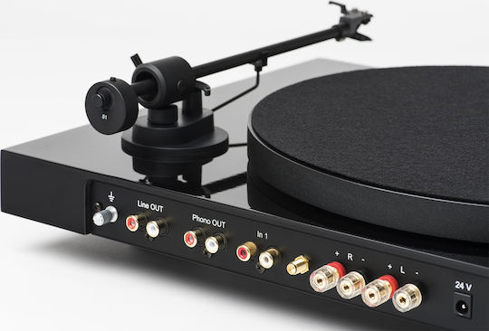 Pro-Ject Audio Juke box E + Ortofon Om 5e Turntables Black