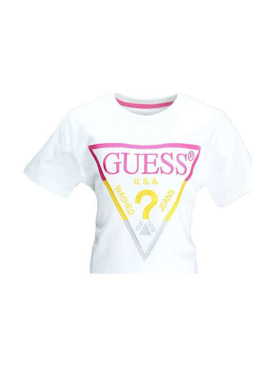 Guess Παιδικό T-shirt Λευκό