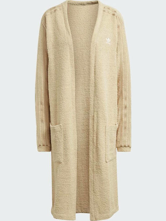 Originals Μακριά Γυναικεία Ζακέτα Hazy Beige