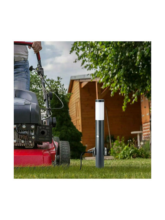 V-TAC Outdoor Floor Lamp Small Post 60W IP44 for E27 Socket Black