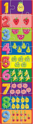 Kids Puzzle Πύργος με Αριθμούς for 3++ Years 24pcs Luna