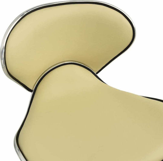 vidaXL Räder Hocker 69,5 cm mit Rückenlehne Weiß