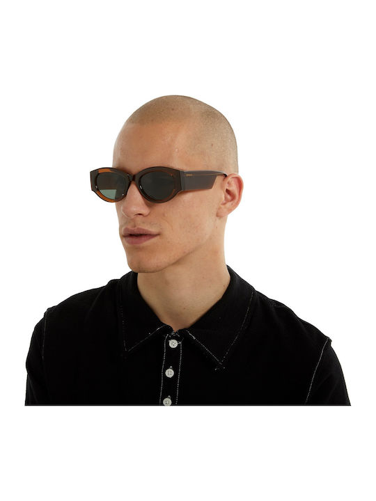 Komono Rex Unisex Γυαλιά Ηλίου με Κοκκάλινο Σκελετό Tortoise / Solid Smoke Polarized