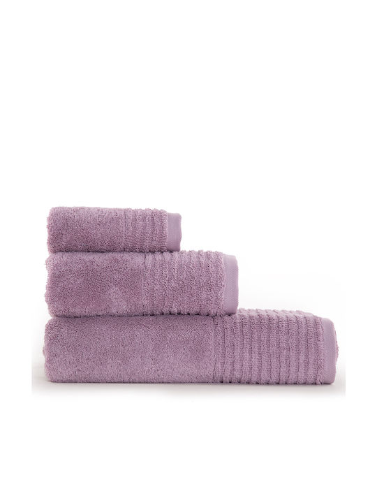 Nef-Nef Homeware Facecloth Organic 50x100cm Orchid 640gr/m²