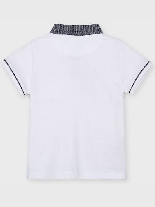 Mayoral Kids Polo Short Sleeve White