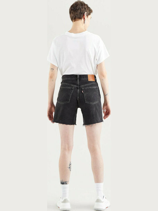 Lunar Women's Jean High-waisted Shorts Black