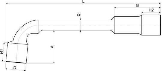 Yato Key Socket Wrench 11mm 1pcs