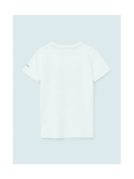 Pepe Jeans Kinder-T-Shirt Weiß Flag