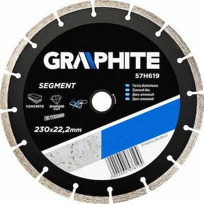 Graphite Διαμαντόδισκος Δομικών Υλικών 230mm 57H619 Schneidscheibe 230mm 1Stück