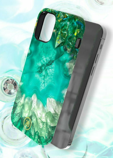 Kingxbar Agate Series Back Cover Plastic Verde (iPhone 12 mini)