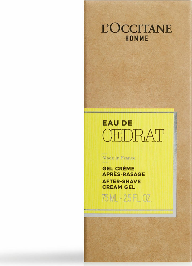 L'Occitane After Shave Gel Eau De Cedrat για Ευαίσθητες Επιδερμίδες