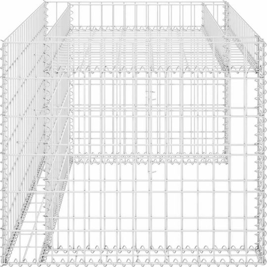 vidaXL Lawn Mower Shelter with Flower Bed Position 110x80x60 Mower Shed 145655