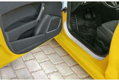 Lampa X-Strong Protective Adhesive Film Προστατευτική Μεμβράνη για Πόρτες Αυτοκινήτου 5m x 8cm 1τμχ Ασημί