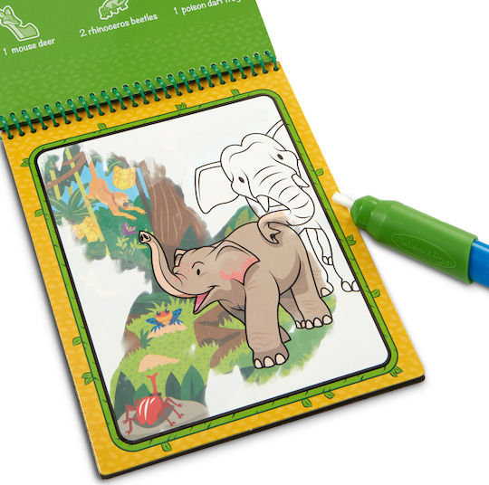 Melissa & Doug Ζωγραφική Water Wow! Jungle Water Reveal Pad για Παιδιά 4+ Ετών