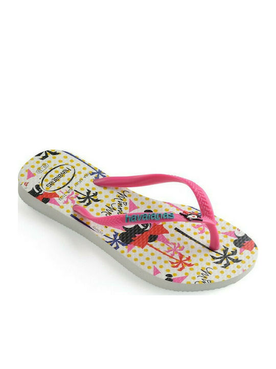 Havaianas Παιδικές Σαγιονάρες Flip Flops Minnie Πολύχρωμες Slim Disney Cool