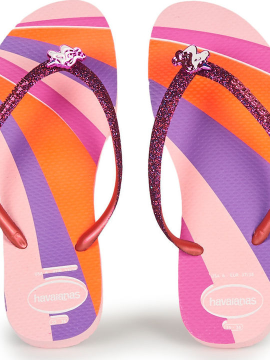 Παιδικές Σαγιονάρες Flip Flops Φούξια
